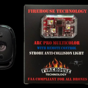 Firehouse Technology Arc V PRO Multicolor (4 Farben) Drohnen-Blitzlicht mit Fernbedienung, 1000 Lumen, mehrere Farben und Lichtmodi